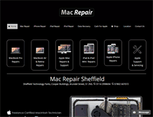 Tablet Screenshot of macrepairsheffield.co.uk